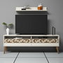 Hanah Home Mueble de TV Line - Crema